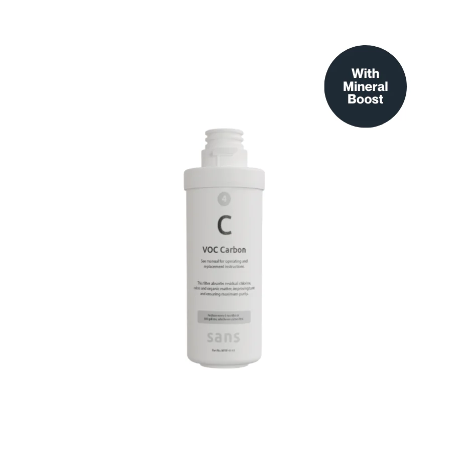 Sans Water Purifier: VOC Carbon Replacement Filter (w/ Mineral Boost)