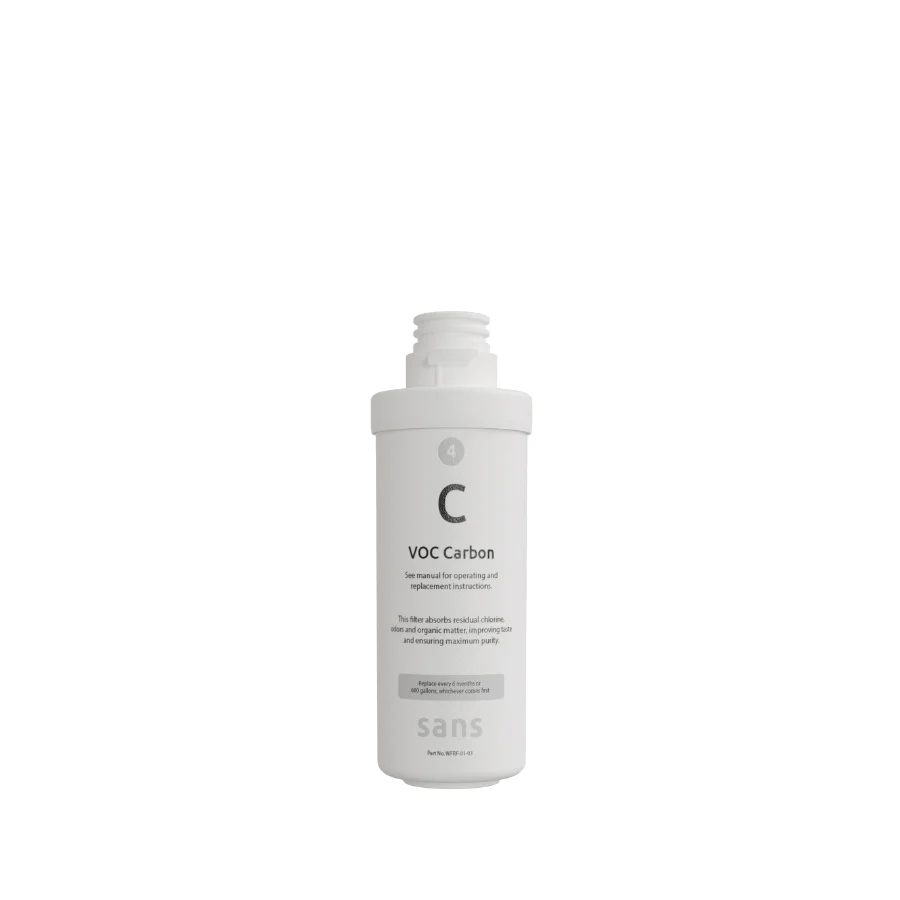 Sans Water Purifier: VOC Carbon Replacement Filter